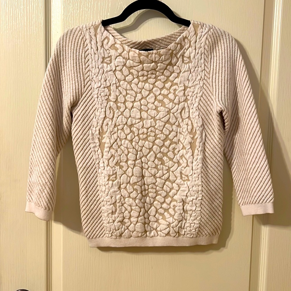 Warm cream top.